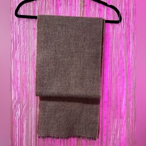 Cozy Brown Knit Scarf